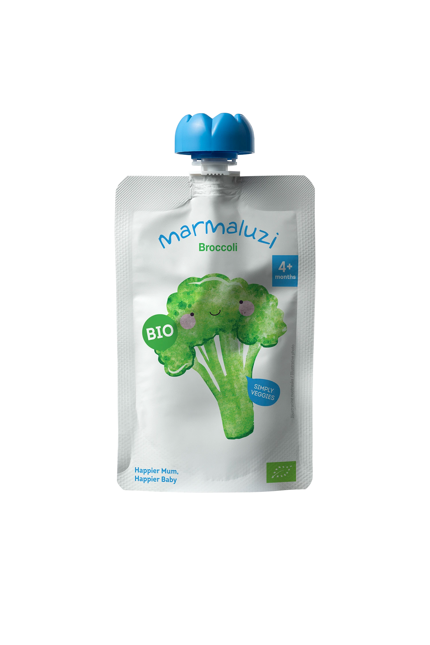 Ekologiška brokolių tyrelė, 90g