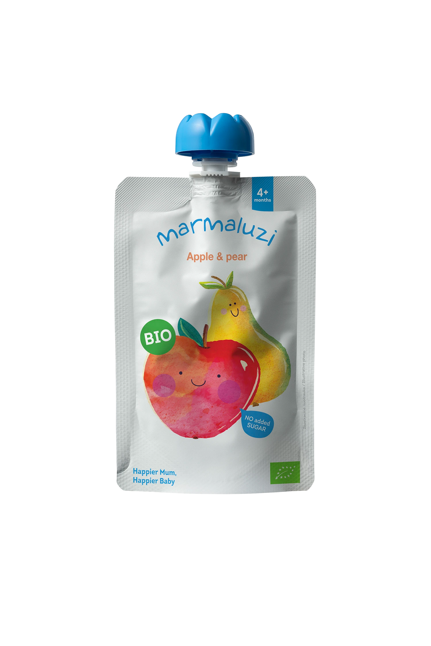 Ekologiška obuolių - kriaušių tyrelė, 90g